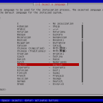 Debian netinst CUI